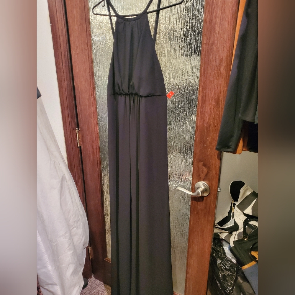 Long Backless Dress